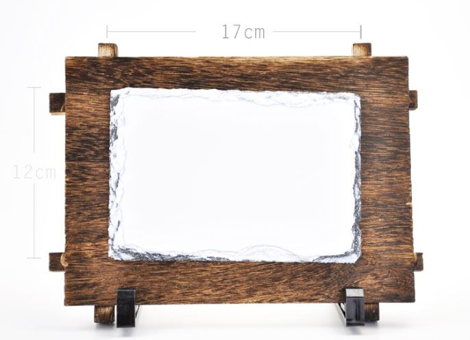 SH38-Blank-Small -Sized-Sublimation-Rock-with-Timber-Frame-3