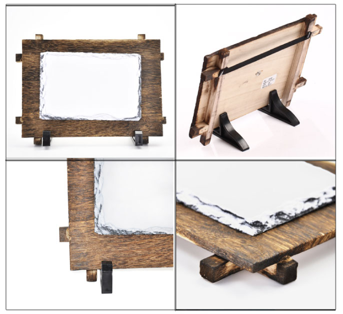 SH38-Blank-Small -Sized-Sublimation-Rock-with-Timber-Frame-4