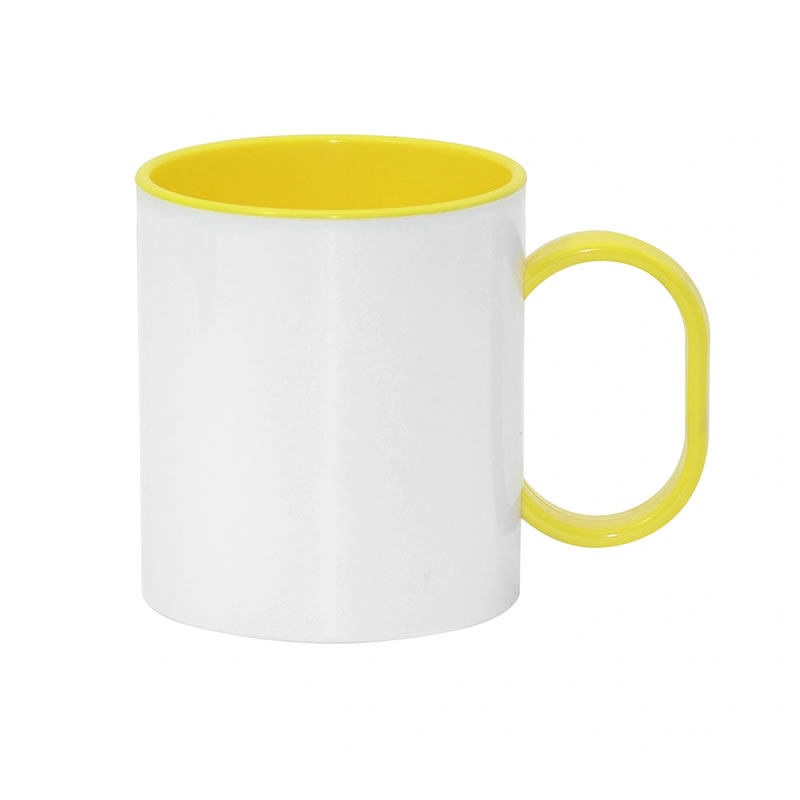 PMY - 11oz Polymer Mug Yellow Inner & Handle