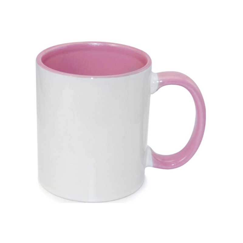 SKB06P - 11oz Mug Pink Inner and Handle