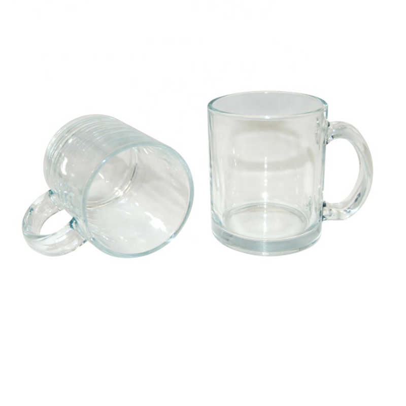 11oz Sublimation Clear Glass Mug