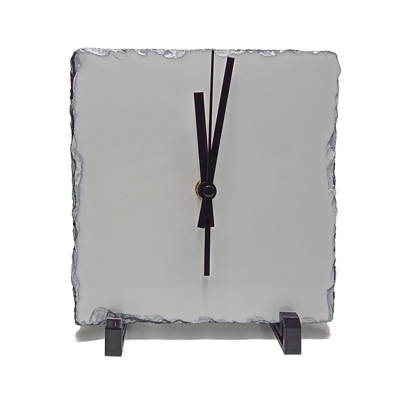 Sublimation Rock Clock with Black Hands