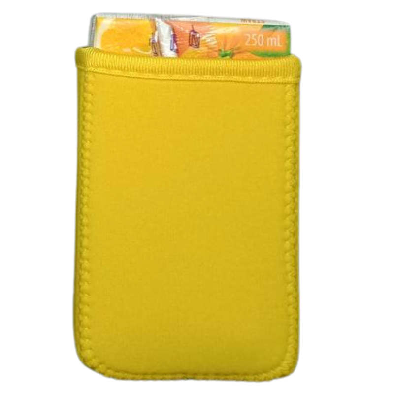 Sublimation Neoprene Juice Box Sleeves Yellow