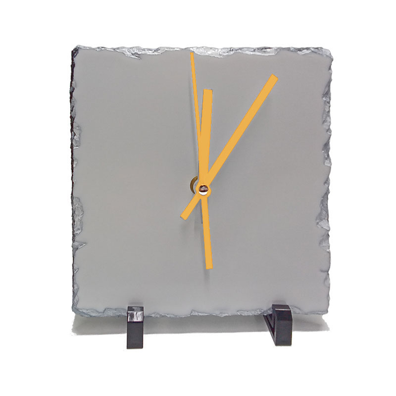 Sublimation Rock Slate Clock