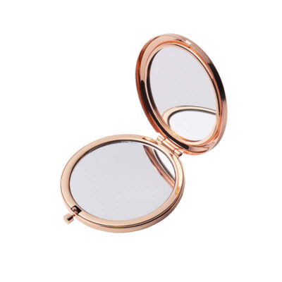 Sublimation Rose Gold Compact Mirror